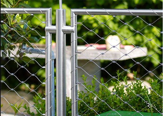 Acciaio inossidabile Ferrule annodato Aviary Wire Netting in animali gabbia
