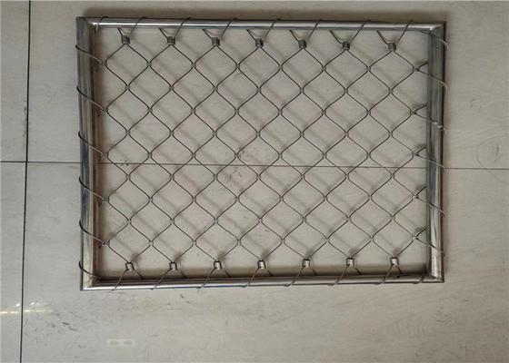 Acciaio inossidabile Netting di pollame annodato Zoo Animal Rope Mesh