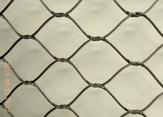 Maglia flessibile di forma del rombo che cattura con la rete inter dimensione 7x7/7x19 materiale tessuto di AISI316
