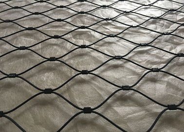 304 / Maglia nera della corda dell'acciaio inossidabile dell'ossido di 316 Inox per la recinzione animale/balaustra