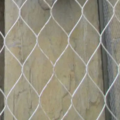 Ss 316 Stainless Steel Wire Rope Ferrule Mesh Netting per balaustra