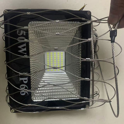 Sicurezza 316 Cable Drop Preventing Net For Floodlight Camera Anti Drop