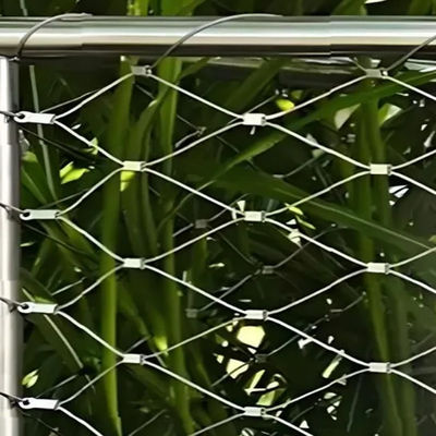 SS304 Decorazione per la costruzione di corde Rete da arrampicata Cable Enclosure Zoo Mesh