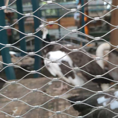 316 rete di recinzione a corda zoologica in acciaio inossidabile rete a filo flessibile per aviarie