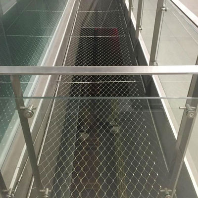 Barricata di rete di balustrade rete di protezione in acciaio inossidabile rete di filo di corda