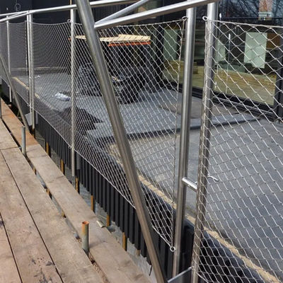 Corrosion Resistant High Strength Wire Rope Mesh for Outdoor Applications and Steel Rope Net