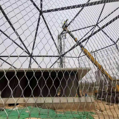 Stainless Steel Wir Rope Woven Enclosure Zoo Fence Safety Net Cable Mesh