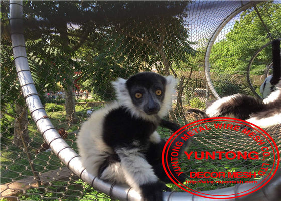 Reticolato animale annodato di recinzione, rete dell'uccelliera dello zoo resistente alla corrosione