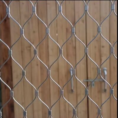 Rete metallica in acciaio inossidabile 304 per recinzioni per protezione anticaduta, gabbie per uccelli, droni e animali da zoo