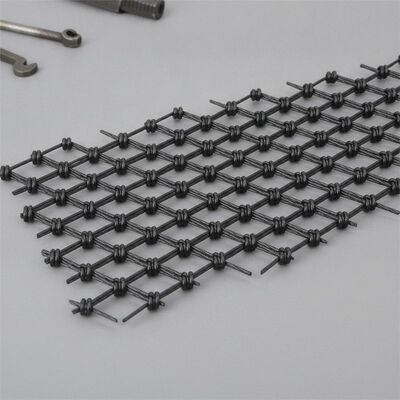 Anti UV Ossido nero Wire Rope Mesh con 20 mm a 200 mm di apertura e 1,2 mm a 3,2 mm di diametro del cavo
