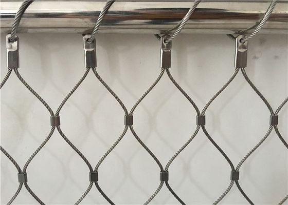 Maglia del cavo metallico di acciaio inossidabile 2mm 60x60mm
