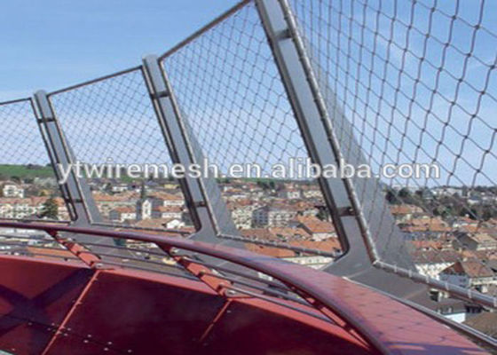 flessibile architettonico di acciaio inossidabile Webnet del Sus 316 del Sus 304 di 4.0mm