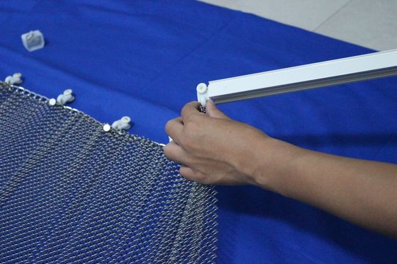 Prodotto per tende / cortine in alluminio a bobina pendente di metallo 1,5 mm