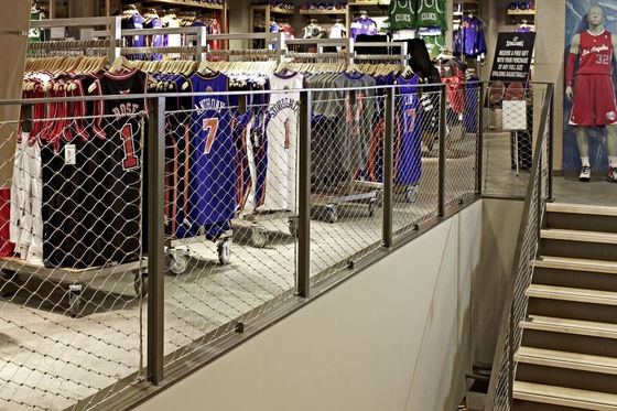 Maglia della corda del puntale di acciaio inossidabile delle scala del ponte 2,0 foro del cavo 60*60mm di millimetro