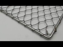 La balaustra su misura di altezza cabla il diametro di cavo della maglia 2.0mm