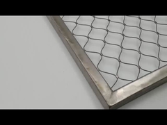 Flessibile Ferrule in acciaio inossidabile Rope Mesh Architectural Rhombus Webnet