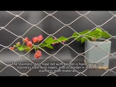 Che aspetto ha una rete di fune metallica in acciaio inossidabile