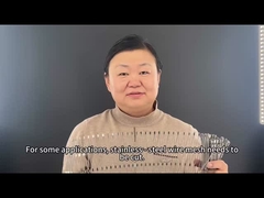 Diamante Ferrule Acciaio inossidabile Corda Aviaria Netting uccello