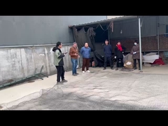 Recinzione in rete metallica decorativa X-tend con fune in acciaio inox da 2,0 mm