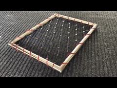 Rete metallica flessibile in fune d'acciaio inossidabile per zoo con manicotto