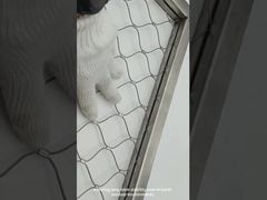 Rete metallica in acciaio inox incorporata