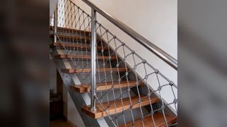 Recinzione di sicurezza per rete in corda di acciaio inossidabile 316