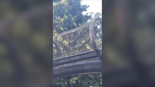 Protezione anticaduta per recinzione da giardino in rete di corda in acciaio inossidabile