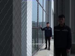 Rete di sicurezza in fune metallica in acciaio inossidabile resistente agli urti